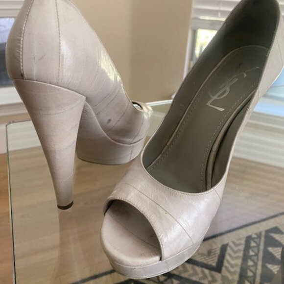 YSL Peep Toe Heels - Picture 3 of 7